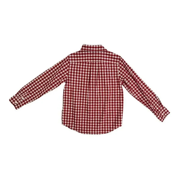 Janie and Jack | Gingham Poplin Button Down Shirt (5) ❤️ - Picture 3 of 5